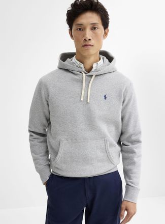 Polo Ralph Lauren Polo Shirt Ralph Lauren - Mens Embroidered rider fleece-lined hoodie