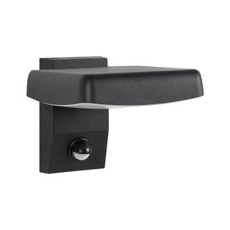 Beliani L&aacute;mpara Led Para Pared De Exterior De Metal Aluminio Estilo Moderno Negro Chillon