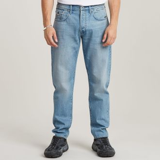 G-Star Tapered-fit-Jeans G-STAR Morry FWD 3D Regular Tapered, Herren, Gr. 30, L&auml;nge 34, blau (faded brilliant blau), Denim/Jeans, Obermaterial: 100% Baumwoll
