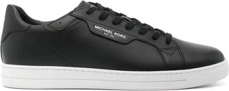 Michael Kors Zwarte Veterschoenen - Heren - Sneakers - Zwart - 44 1/2 EU - Leer - Schoenen