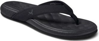 Reef Cushion Melody Flip Flop in Black/Black at Nordstrom, Size 9
