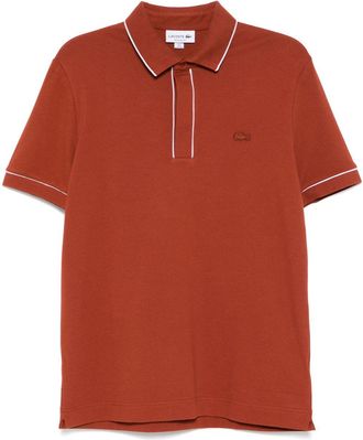 Lacoste Paris Stretch Piqu&eacute; polo shirt - men - Cotton/Elastane - 4 - Red