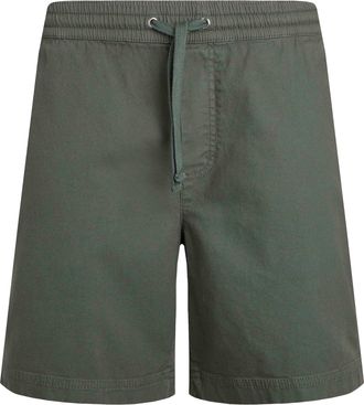 Weird Fish Heren Weston Canvas Shorts (Legergroen)