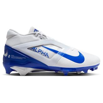 Nike Mens Alpha Menace 4 Pro - Football Shoes White/Hyper Royal/Hyper Royal Size 10.5