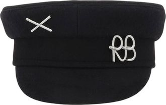 Ruslan Baginskiy Black Logo Bakerboy Hat