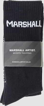 Marshall Artist Mens 3 Pack Socks - Black