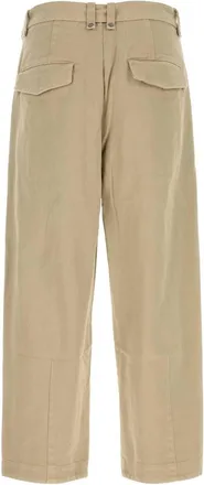 Entire studios Mens Gully Pant Beige Cotton