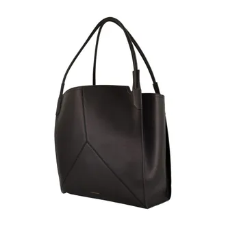 Victoria Beckham Womens Leather Calfskin Shoulder Bag Black