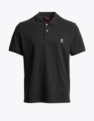 Parajumpers Mens Parajumpers Wellington Mens Polo Shirt - Black 541 - Size: 42