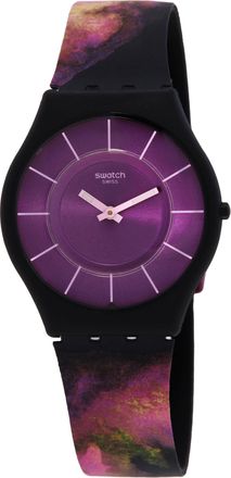 Swatch Paradise Bloom Quartz Purple Dial Unisex Watch SS08B106