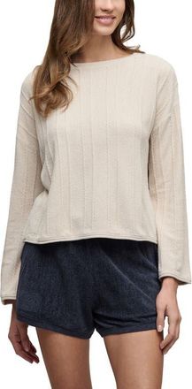 Barefoot Dreams CozyChic Ultra Lite Sweater in Stone at Nordstrom, Size X-Small