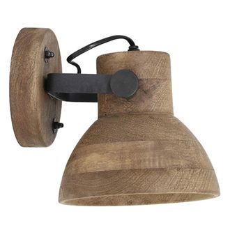 Light & Living Light & Living - Aplique De Pared - Ilanio - Marr&oacute;n - Madera
