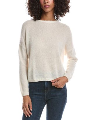Brodie Estelle Sparkle Crewneck Cashmere Sweater