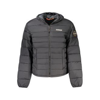 Napapijri Black Poliammide Mens Mens Jacket