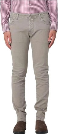 Jacob Cohen Pantalones ajustados Bobby - Trousers - Hombre - Gris - W35