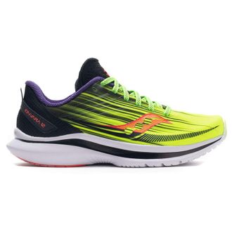 Saucony Kinvara 12 Textile Synthetic Womens Lace Up Trainers - Vizi Pro - Size:UK 7.5