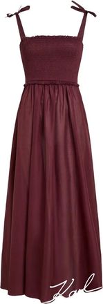 Karl Lagerfeld Copricostume con inserti - Rosso