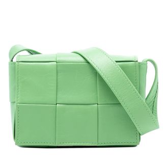 Bottega Veneta Pre-owned Bottega Veneta Candy Nappa Intrecciato Cassette Crossbody Ladies QIS542UYE6TF8PL2