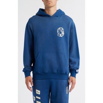 Billionaire Boys Club New World Graphic Hoodie in Navy Peony at Nordstrom Rack, Size Xxx-Large