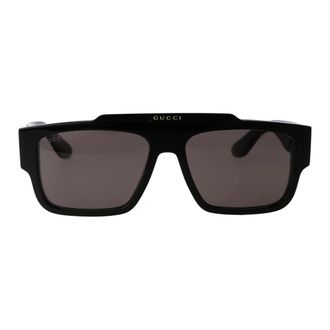 Gucci Stijlvolle zonnebril met Gg 1460S model - Heren - Zonnebrillen - Zwart - 56 MM - Accessoires
