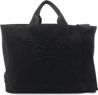 Prada Pre-owned Prada Canvas Drill Tote Ladies LPV8FVIRHIIVETIZ