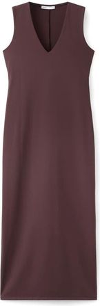 Mango Sleeveless V-Neck Dress in Burgundy at Nordstrom, Size 6