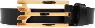 Victoria Beckham Leren riem - Dames - Riemen - Zwart - 80 CM - Leer - Accessoires