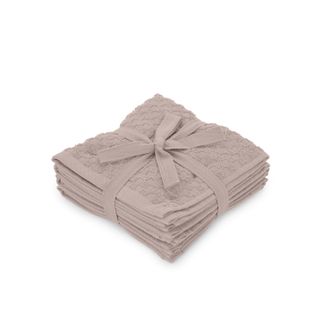 KASANOVA Set 4 Lavette Pop Corn cotone grigio chiaro