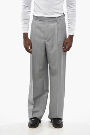 Dior Single-Pleated Wool Blend Pants size 48