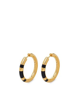 Monica Vinader medium Kate Young hoop earrings - Gold