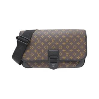 Louis Vuitton Pre-owned Monogram Macassar Archy Messenger Schoudertas - Dames - Pre-owned - Bruin - Maat: ONE Size