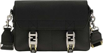 Fendi Black Flow Small Crossbody Bag