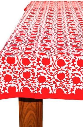Tiramisu Print Cotton Tablecloth in Red at Nordstrom Rack