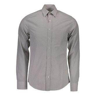 GANT Bianco Cotton Men Mens Shirt