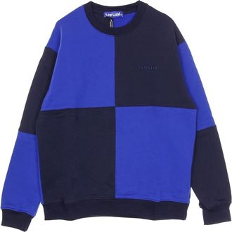 Usual Lichtgewicht Crewneck Sweatshirt - Heren - Sweatshirts - Blauw - XL - Katoen - Hoodies & sweatvesten