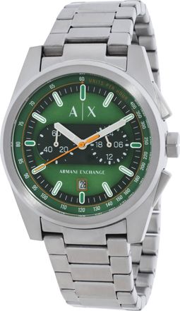 A|X Armani Exchange Parker Chronograph Quartz Green Dial Mens Watch AX2862