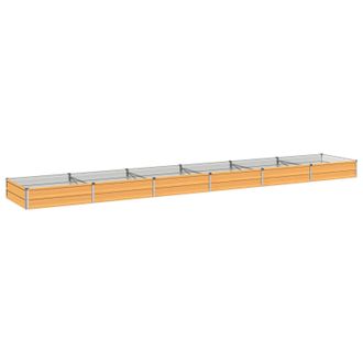 vidaXL Cama De Jard&iacute;n Elevada Natural 480 X 80 X 24 Cm Vidaxl