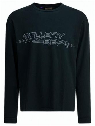 Gallery Dept. Relaxed Fit Black Long-Sleeve Tee