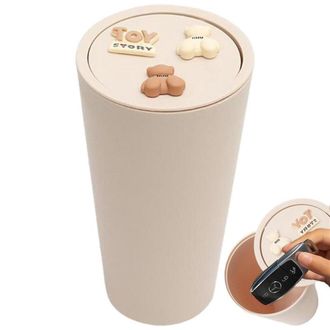 OEM Ideal Para Paquetes De 2 Cubos De Basura Para Coche Con Tapa, Una Bonita Y Multifuncional Caja De Almacenamiento Para Coche, Un Mini Cubo De Basura Po