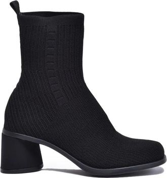 Camper Black Polyester Rubber Womens Ankle Boot