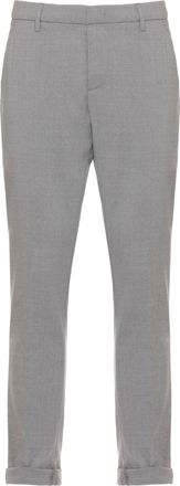 Dondup Grey Gaubert Wool Chino Pants