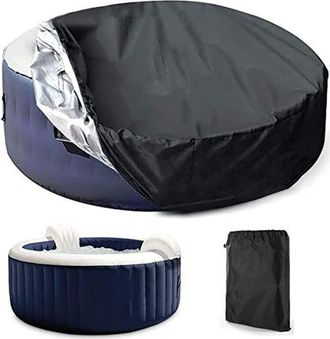OEM Cubierta Redonda Para Piscina, Cubierta Para Piscina, Cubierta Redonda Para Piscina Con Cord&oacute;n Ajustable, Impermeable Y A Prueba De Polvo (210 X 30 Cm