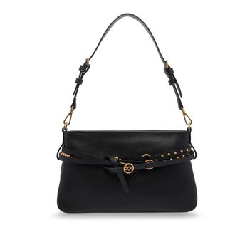 Pinko Mini Schoudertas - Dames - Schoudertassen - Zwart - ONE Size - Leer - Tassen