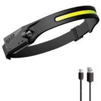 OEM Linterna Frontal Recargable Por Usb E Impermeable, Con Tecnolog&iacute;a De Inducci&oacute;n Cob + Xpe Y 5 Modos De Iluminaci&oacute;n Ultrabrillantes, Muy Adecuada - Crez