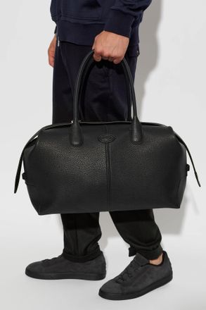 Tod's Large Leather Bag, Mens, Black