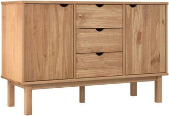 vidaXL Sideboard otta 113.5x43x73 cm Solid Wood Pine Vidaxl
