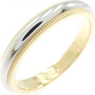 Tiffany & Co. Yellow Gold (18K) Platinum 950 Band Ring (Pre-Owned)