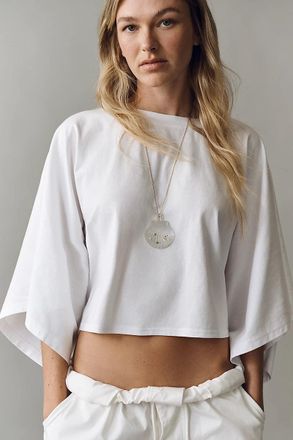 Pilcro Cotton Poncho Tee
