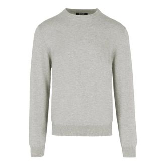 Bomboogie Jersey de cuello redondo de lana merino - Knitwear - Hombre - Gris - XL