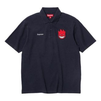 SUPREME x Spitfire SS26 Polo Navy SUP-SS26-339-NVY